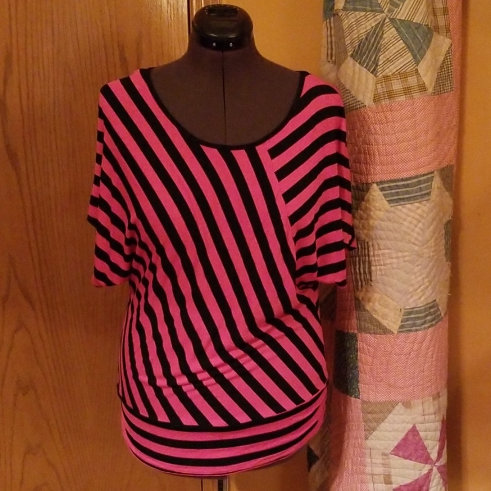 🌻🌻AB Studio‎ Striped Blouse🌻🌻